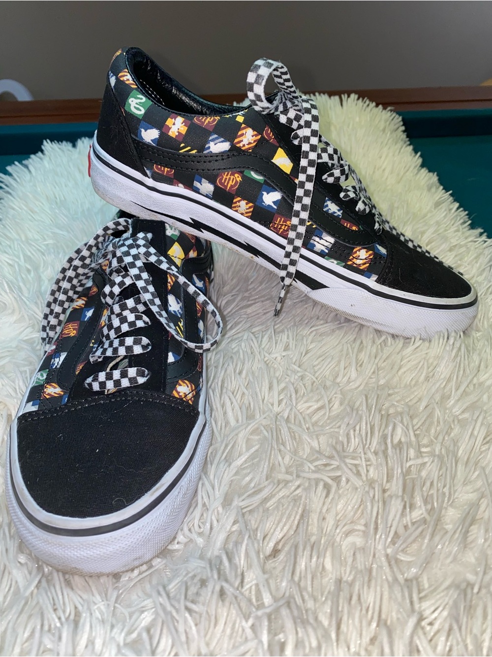 Vans Harry Potter Old Skool Custom House Mascots Mens  6/ Womens 7.5